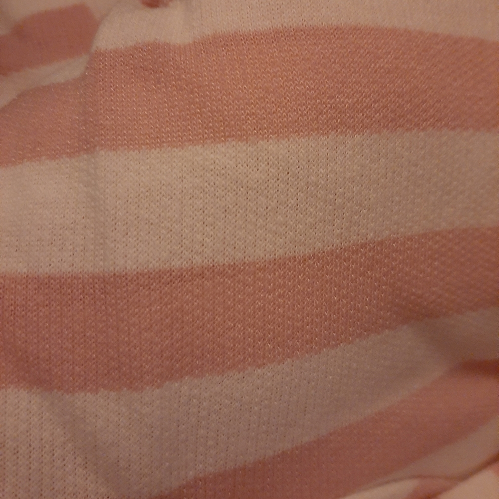 Pink & White Striped Hoodie Top - Picture 4 of 4